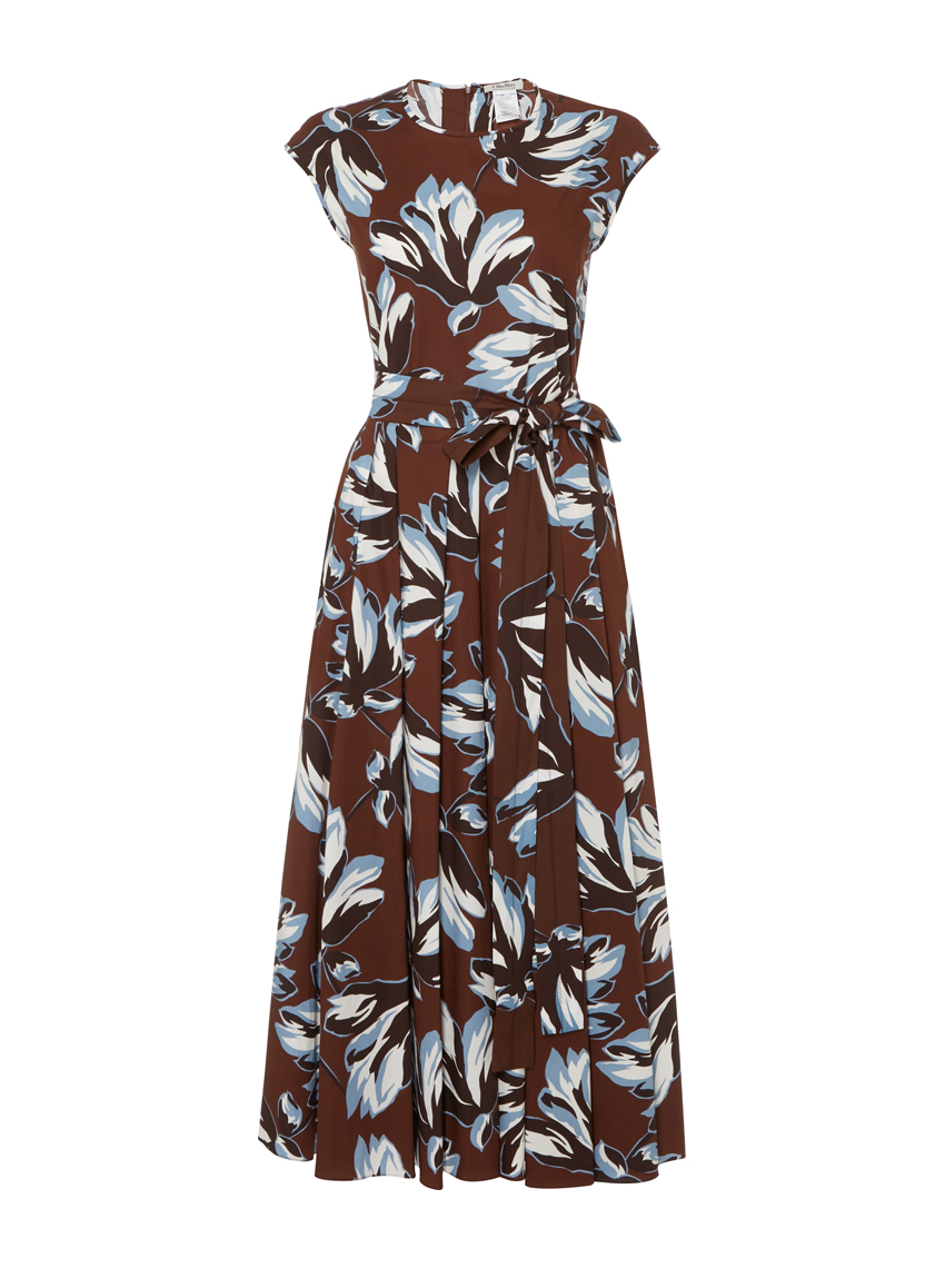 S MAXMARA Fido sleeveless printed dress at Ede & Ravenscroft, Madeleine ...